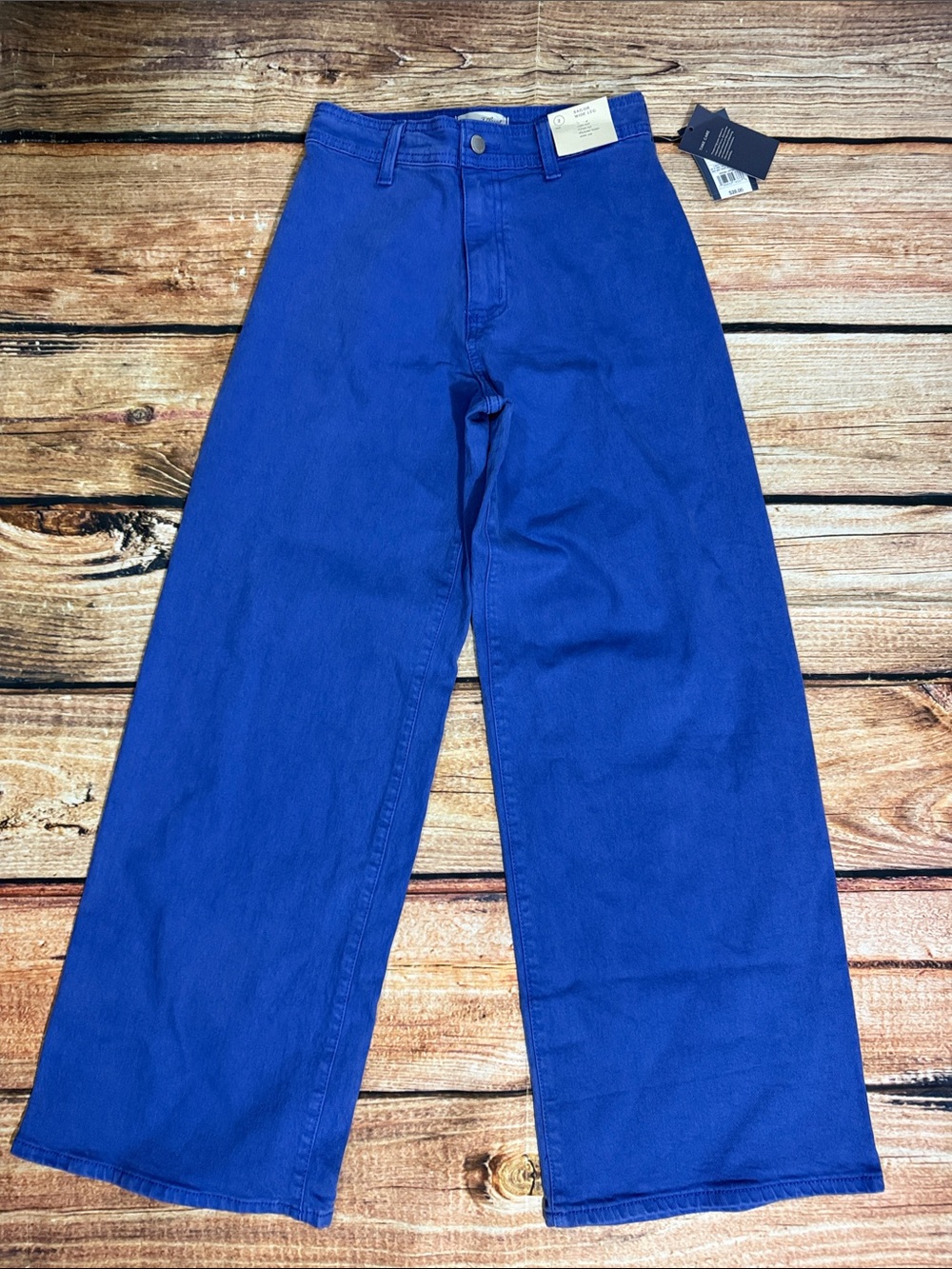 NWT Universal Thread Blue High-Rise Sailor Wide-Leg Pants